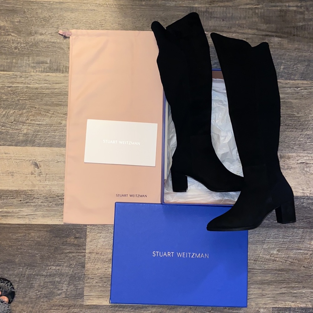 NEW with Box Stuart Weitzman Over Knee Boots Harper 60